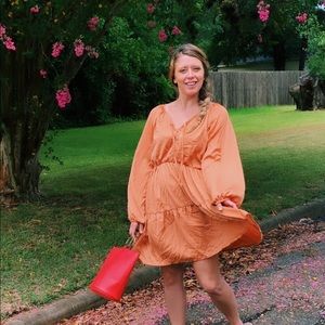 Orange Tunic Dress